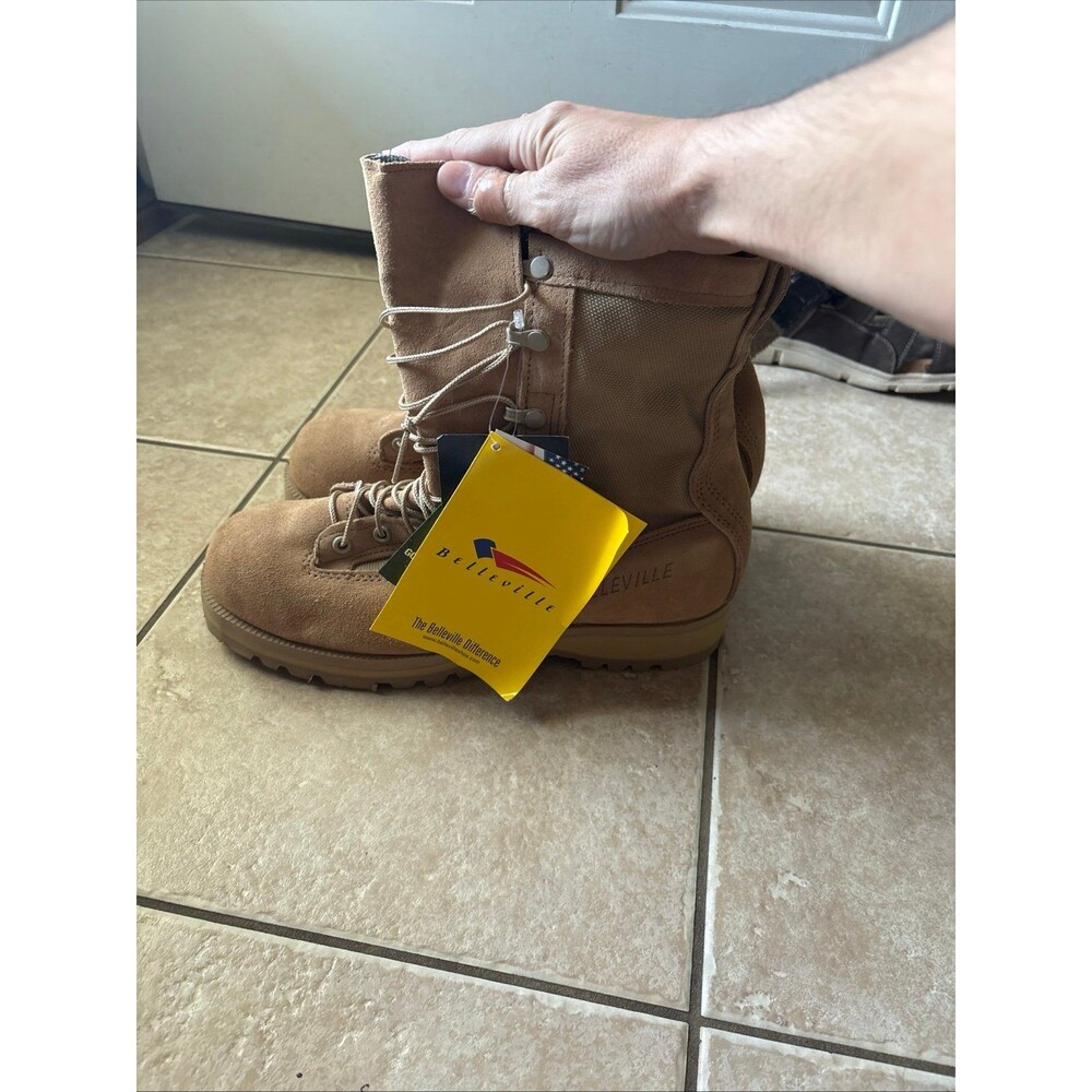 New Belleville Boots Men's10.5 W US Military Gore-Tex Vibram Waterproof 790G Tan